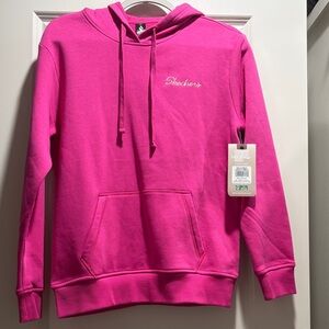 Skechers Women's Vibrant Pink Hoodie- Small